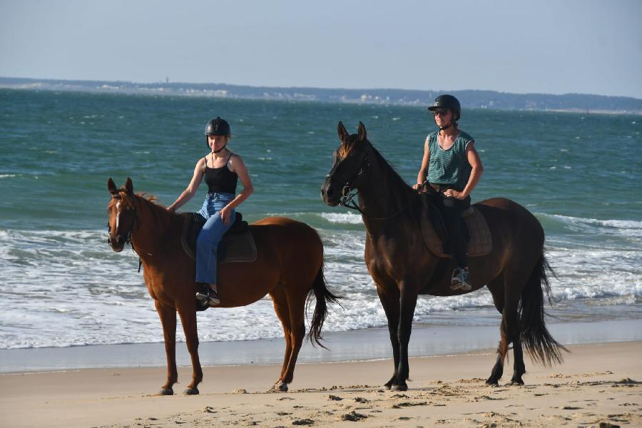 rando Balade  cheval Gironde