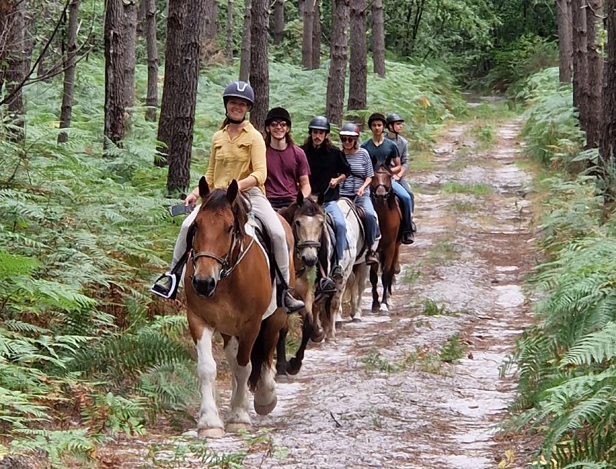 stage Equitation de pleine nature Gironde